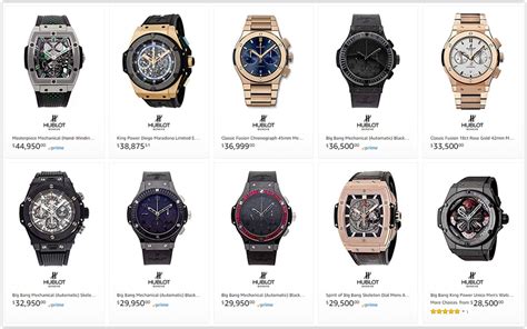 hublot prices list.